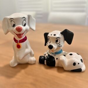 Vintage Disney 102 Dalmations Puppies Salt and Pepper Shakers